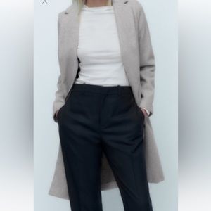 Zara tan coat size S